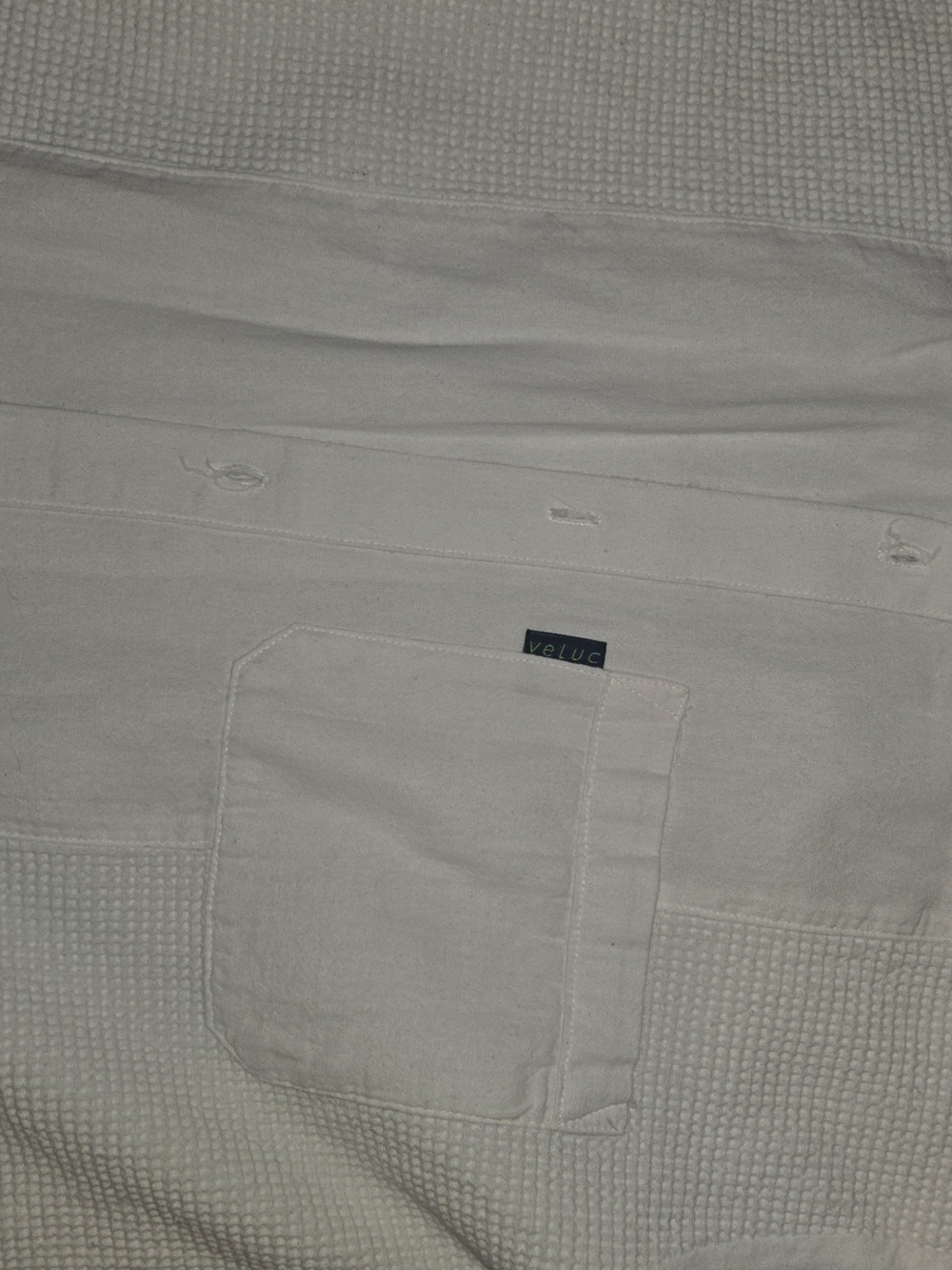 Men Guayabera from Mexico small adult men White Pocket Shirt